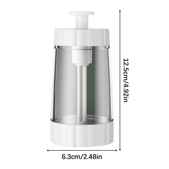 Quantitative Seasoning Shaker Bottle, Transparent Controlled Dispenser for Salt Pepper and Spice Powder, Kitchen Cooking Essential