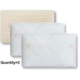 Quantity=2 QQbed Luxury Pure Talalay 100 Natural Extra Firm Latex