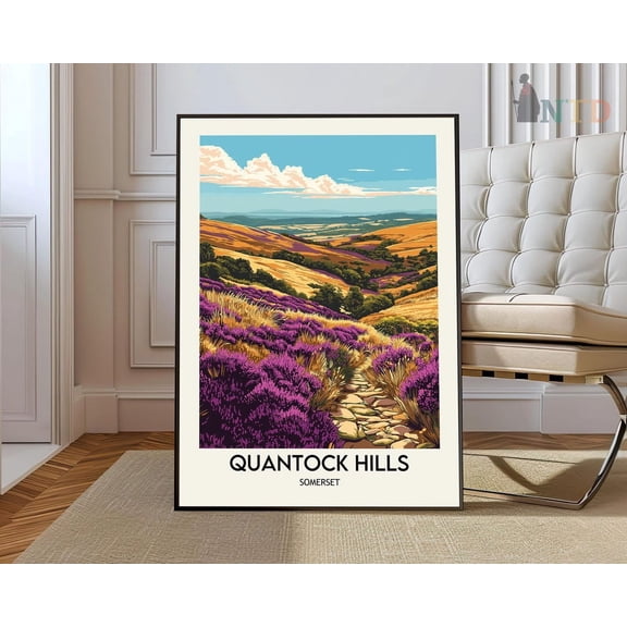 Quantock Hills Somerset England Poster Unframed Paper Print