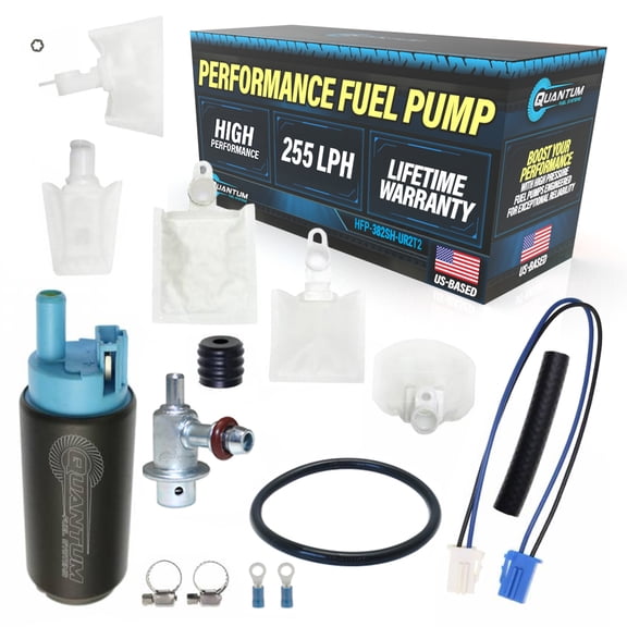 Quantum 255LPH Performance Fuel Pump w/ Regulator & Tank Seal for Suzuki Hayabusa (GSX1300R) EFI 1999-2007, Replaces 15100-24FA0