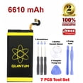 thumbnail image 1 of Quantum 6610mAh Extended Slim Battery For Samsung Galaxy S8 with Free Tools, 1 of 4