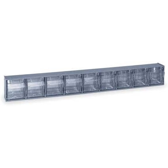 Quantum 9-Compartment Tilt Storage Bin