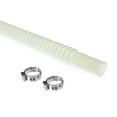 thumbnail image 1 of Quantum 9mm x 10mm Clear/Black Corrugated Flex Hose Fuel Line & Clamps (Clear or Black), 1 of 2