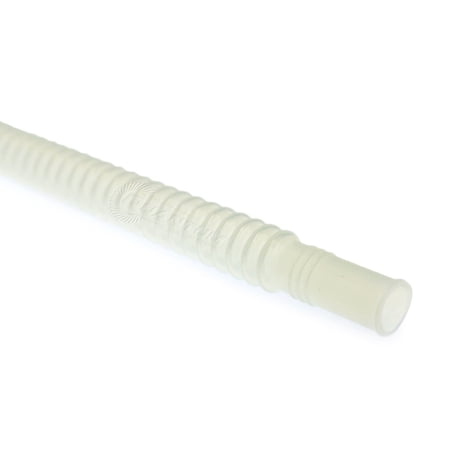 Quantum 9mm x 10mm Clear/Black Corrugated Flex Hose Fuel Line & Clamps (Clear or Black)