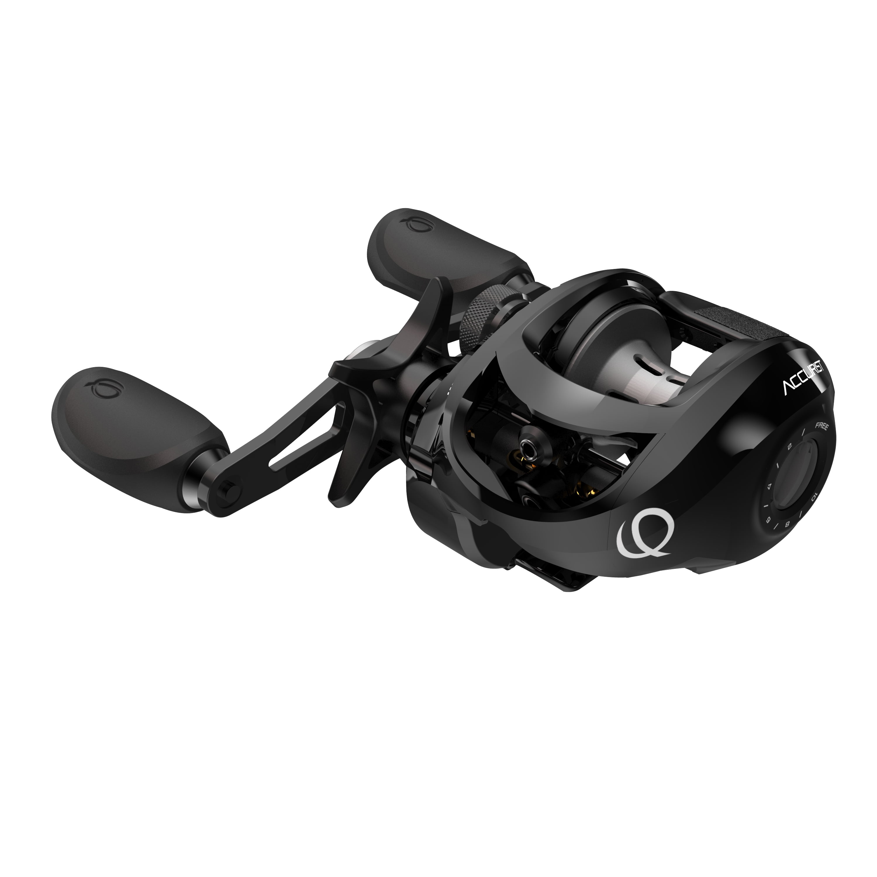 Quantum Accurist Baitcast Reel, Left-Hand Retrieve, 8+1 Bearings with a  Smooth and Powerful 7.0:1 Gear Ratio and Zero Friction Pinion and CSC Drag  System, Green 