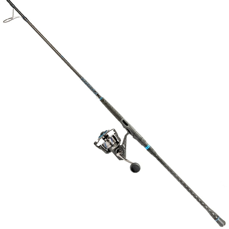 Quantum Benchmark Spinning Reel and Fishing Rod Combo, 7-Foot, 1-Piece,  Medium-Light Power, Fast Action Rod, Graphite Composite Blank, Size 3000  Reel, ...