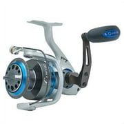 Quantum Cabo Saltwater Spinning Fishing Reel, Size 40 Reel, Silver/Blue
