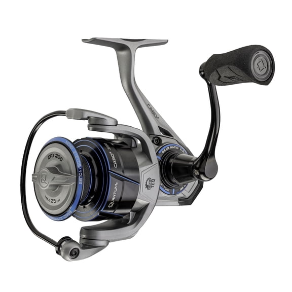 Quantum Cabo Spinning Fishing Reel, Size 3000, 6.2:1 Gear Ratio, 6 1 Bearings