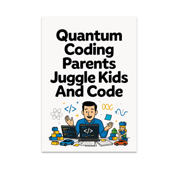 Quantum Coding Parents Juggle Kids And Code - Parent Coding Enthusiast - 13x19 Poster Print
