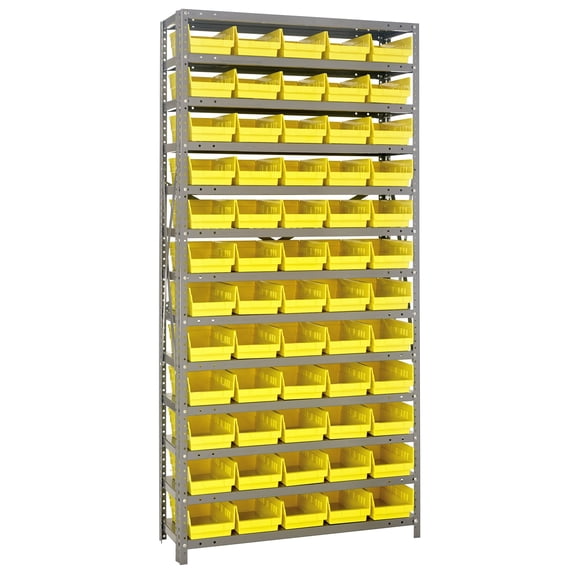 Quantum Complete Shelf Bin Storage System - 60 Bin
