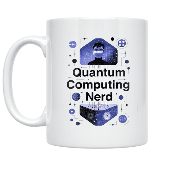 Quantum Computing Nerd Design - Tech Enthusiast - 11 oz Ceramic Coffee Mug