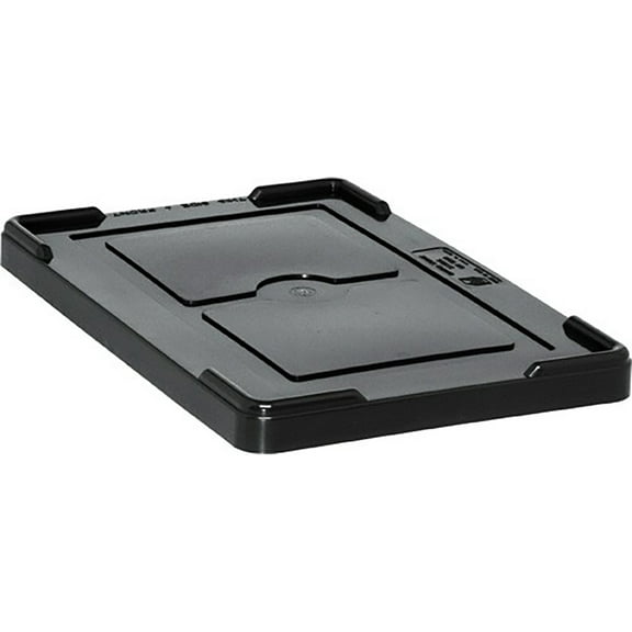 Quantum Conductive Snap on Lid Cover for Dividable Grid Container DG92035, DG92050, DG92060 and DG92080 - Black, 4 Pack