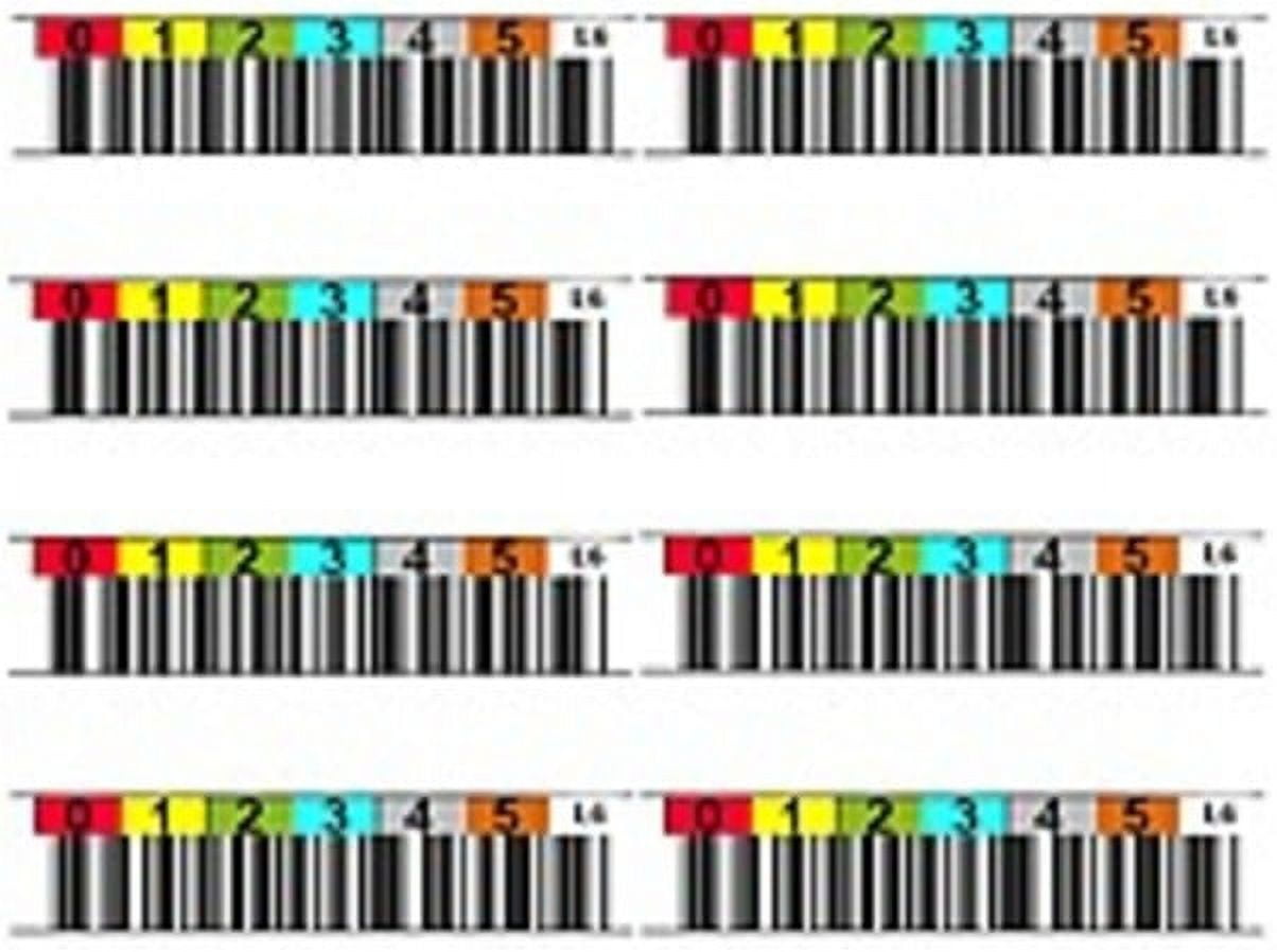 Quantum Data cartridge bar code labels, LTO Ultrium 8 (LTO8), series