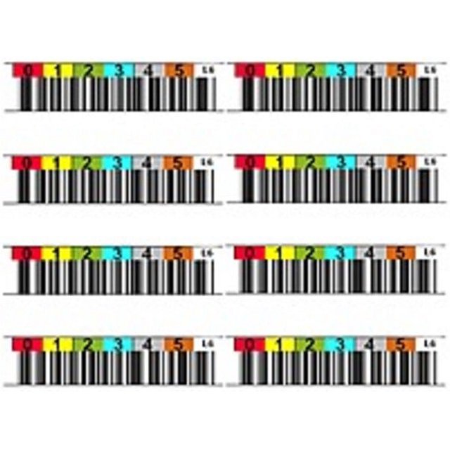 Quantum Data cartridge bar code labels, LTO Ultrium 8 (LTO8), series