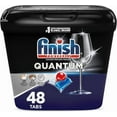 thumbnail image 1 of Quantum Dishwasher Pods, No Pre-Rinse Dishwasher Detergent Soap Removes 24HR Dried-On Stain and Grease, Leaving a Virtually Spotless Shine, 48 Count, 1 of 10