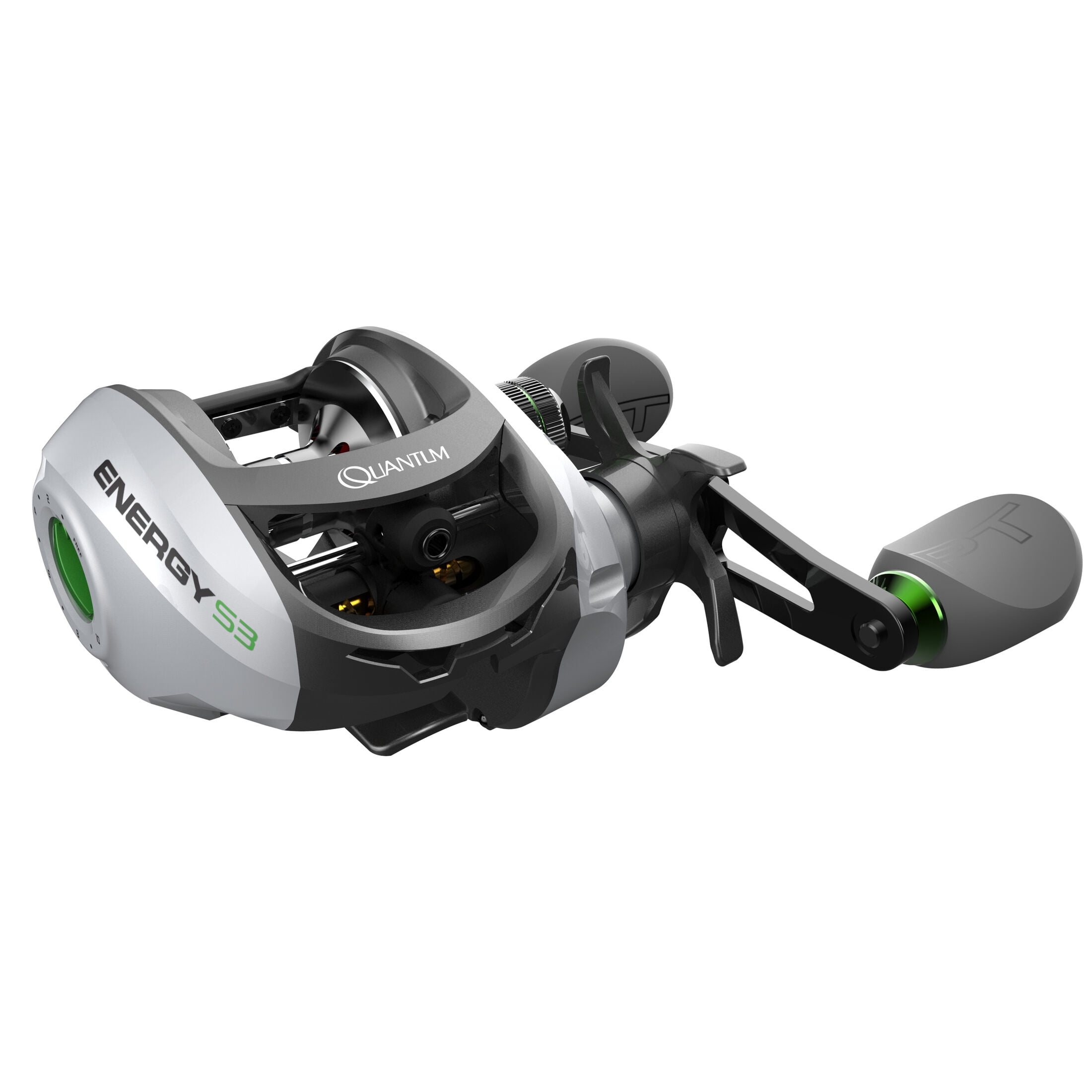 Quantum Energy S3 Baitcast Fishing Reel, Size 100 Reel, Left-Hand
