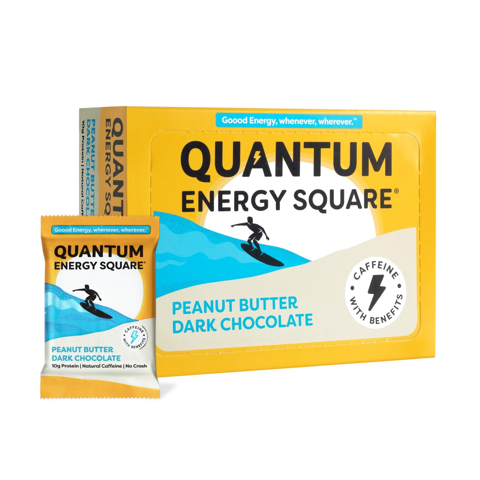 Quantum Energy Square Energy YPF5 Bar with Caffeine & 10g Protein