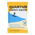 Quantum Energy Squares Bar Peanut Butter Dark 1.69 oz (Pack Of 24