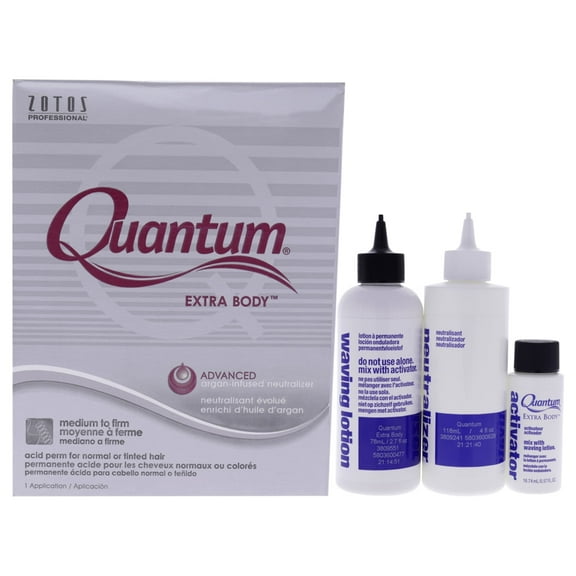 Quantum Extra Body Acid Permanent by Zotos for Women - 1 Application Treatment (3 Pack)