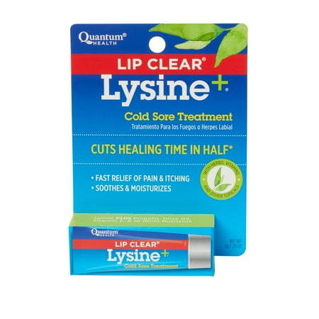 Quantum Health Lip Clear Lysine+ Cold Sore Ointment, 0.25 oz