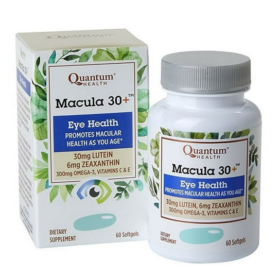 Quantum Health Macula 30+ Softgels, Eye Supplement, 60 Ea, 6 Pack