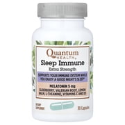 Quantum Health Sleep Immune, Melatonin, 30 Capsules