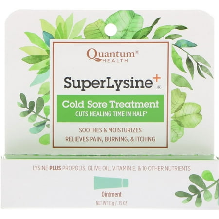 Quantum Health Super Lysine Cold Sore Treatment 75 oz 21 g