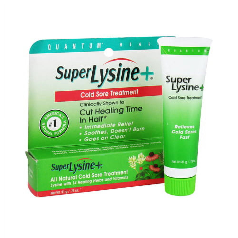 Quantum Health Super Lysine Plus Cold Sore Treatment 0.75 Oz, 2 Pack