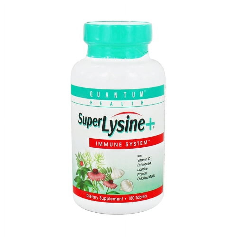 Quantum Health Super Lysine Plus Immune System Tablet - 180 Ea, 3 Pack ...