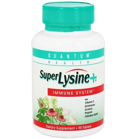 Quantum Health Super Lysine Plus Tablets, Dietary Supplement - 90 Ea, 2 Pack