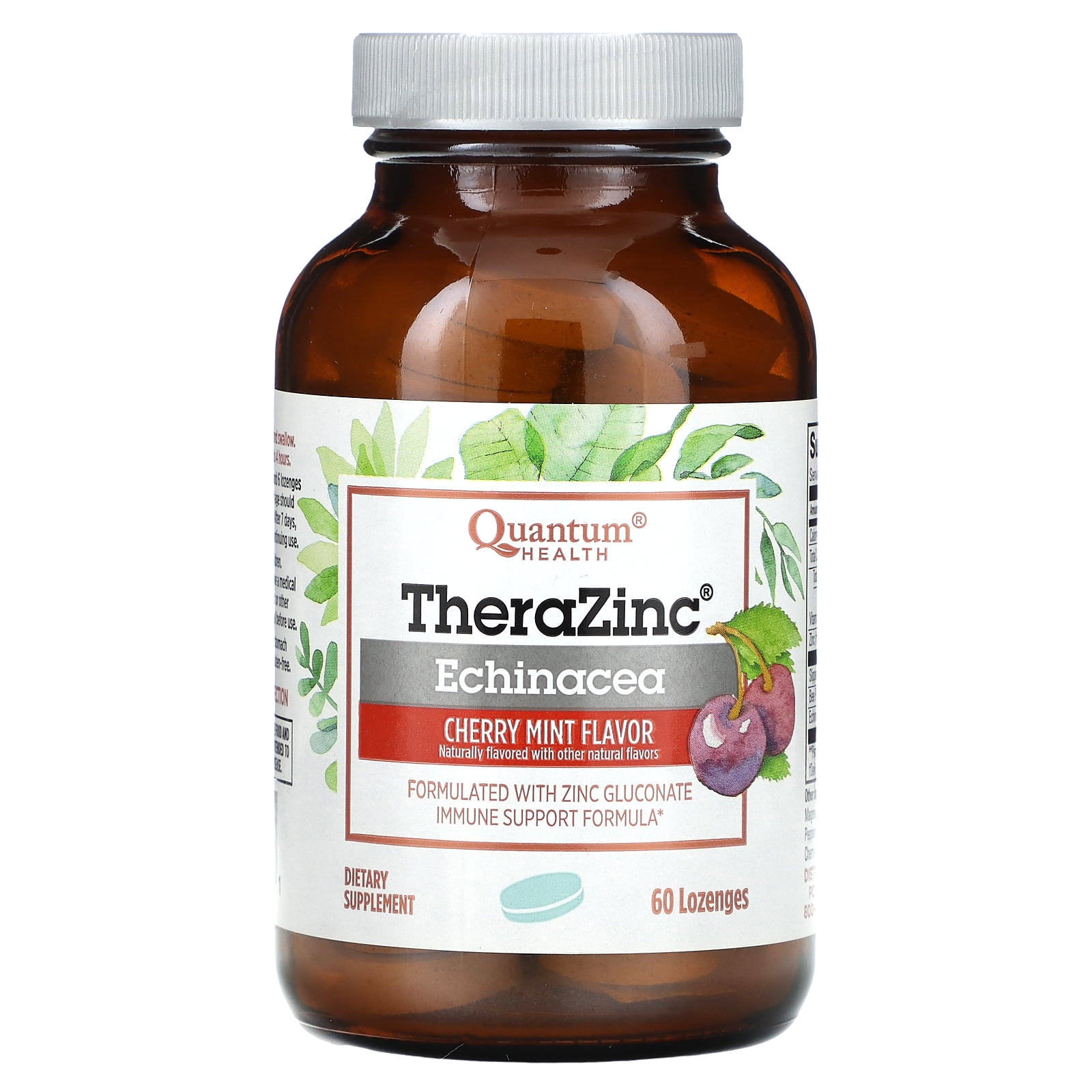 Quantum Health TheraZinc, Echinacea, Cherry Mint , 60 Lozenges
