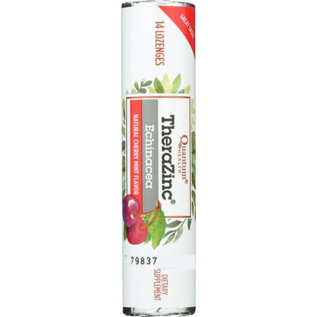 Quantum Health - TheraZinc Echinacea Lozenges Cherry-Mint - 14 Lozenges