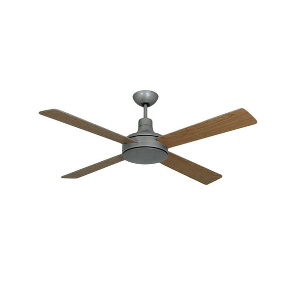 Quantum II 52" Brushed Nickel BN-1 Ceiling Fan with Remote Control