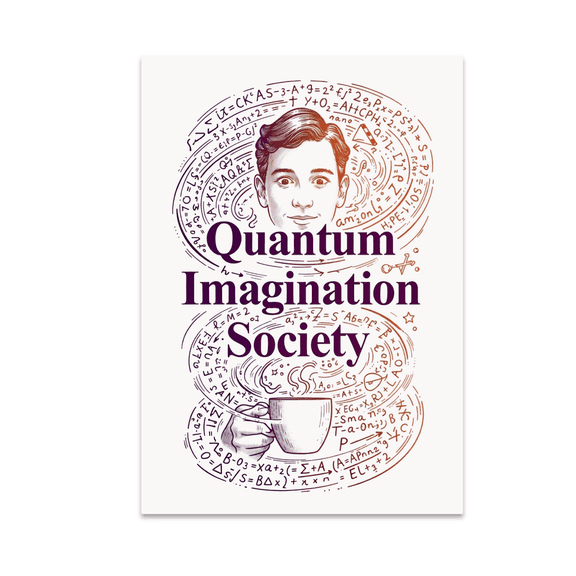 Quantum Imagination Society Wall Art - Science Enthusiast - 13x19 Poster Print