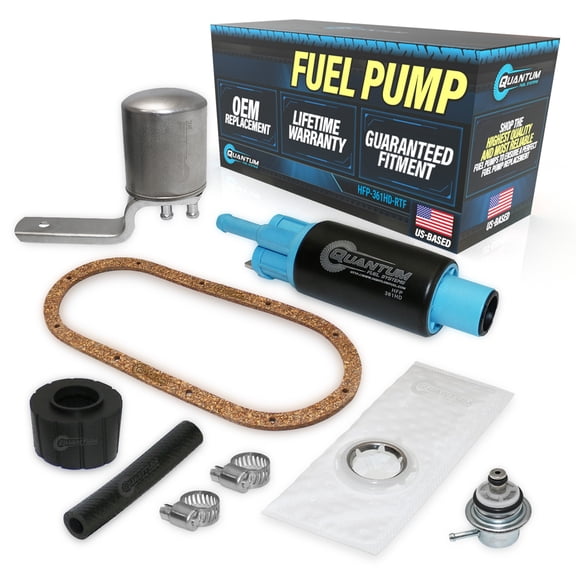 Quantum Intank EFI Fuel Pump w/ Regulator, Tank Seal & Filter for Harley-Davidson FLHRCI Road King Classic EFI 1998-1999, Replaces 61342-95A
