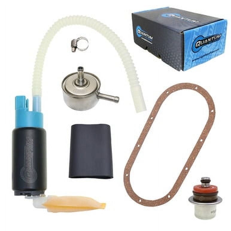 Quantum Intank Fuel Pump w/ Tank Seal, Regulator & Filter for Harley