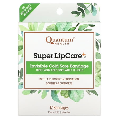 Quantum Invisible Cold Sore Bandage, 12 Ct
