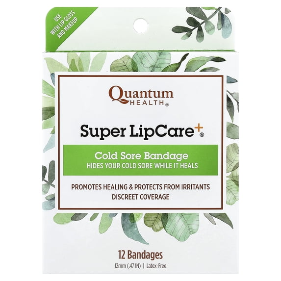 Quantum Invisible Cold Sore Bandage, 12 Ct