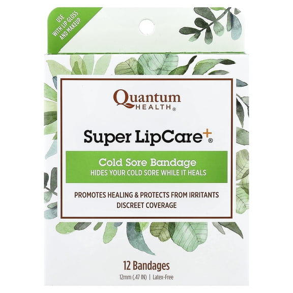 Quantum Invisible Cold Sore Bandage, 12 Ct