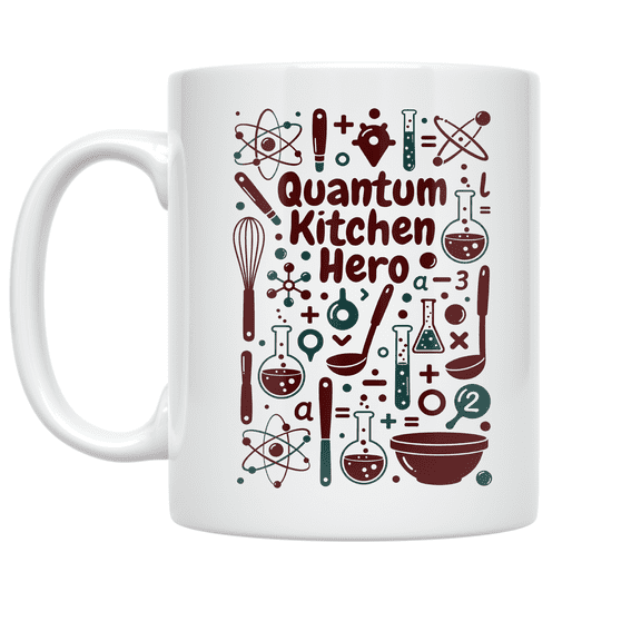Quantum Kitchen Hero - Science Enthusiast - 11 oz Ceramic Coffee Mug