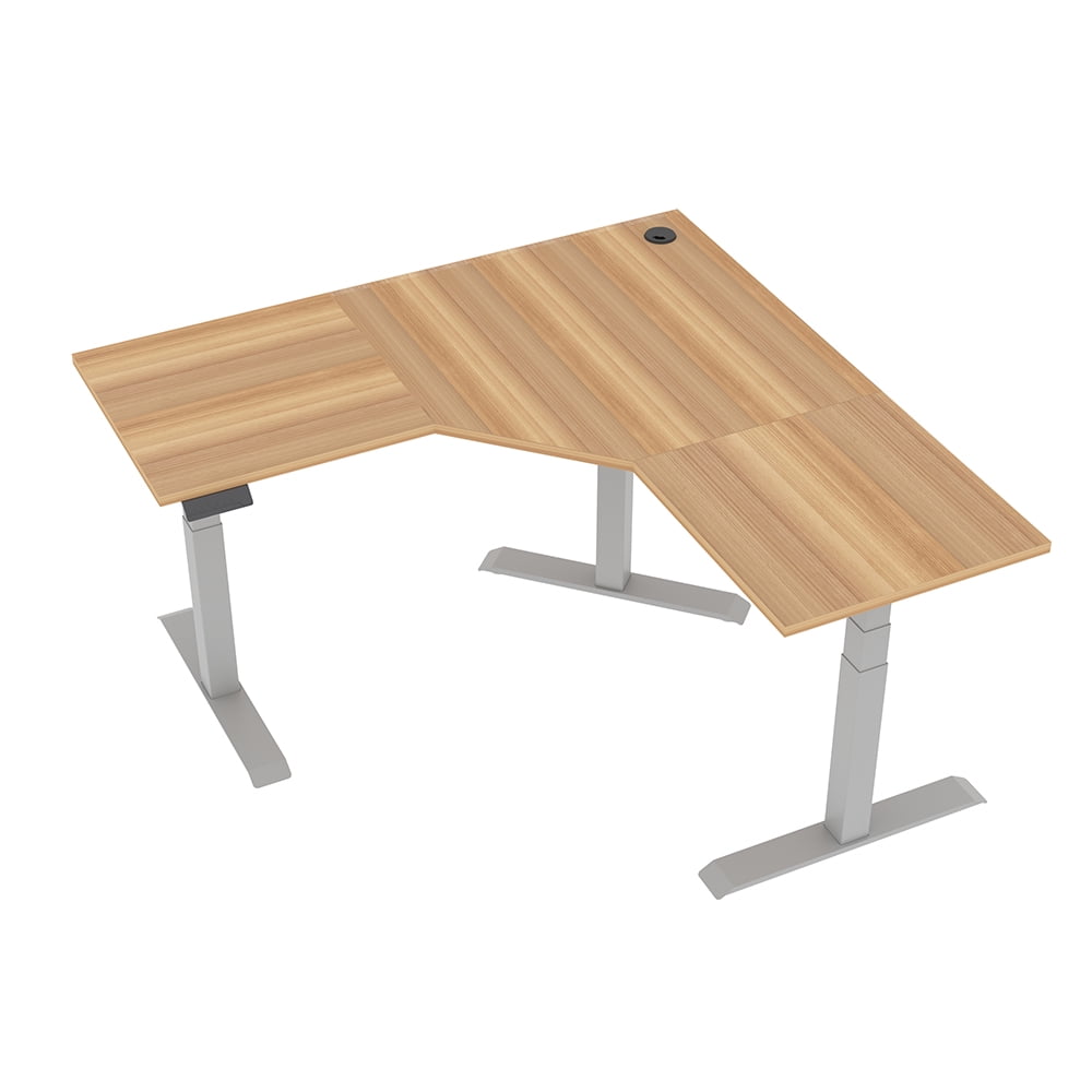 Quantum LShaped Electric SitStand Desk Corner Height Adjustable Desk