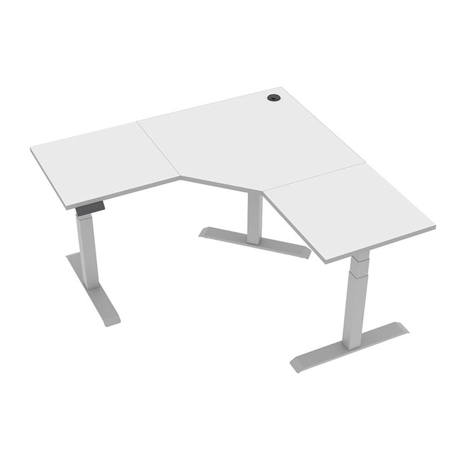 Quantum LShaped Electric SitStand Desk Corner Height Adjustable Desk