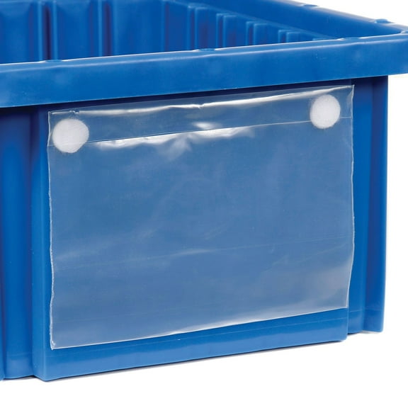Global Industrial Label Holder LBL5X8 for Plastic Dividable Grid Container 8""W
