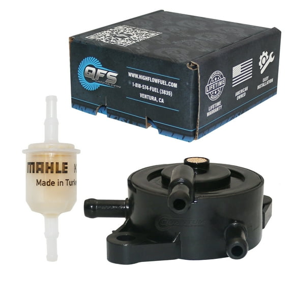 Quantum Mechanical Fuel Pump w/ Fuel Filter for Yamaha G18 Golf Carts Carbureted 1984-2021, Replaces JN6-F4410-11-00