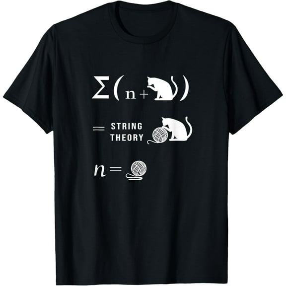 Quantum Mechanics String Theory Schrodinger's Cat T-Shirt