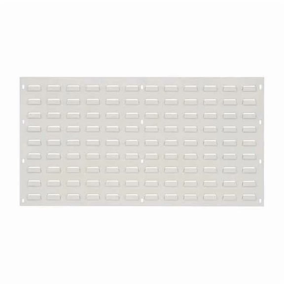 Steel Louvered Panel, 1/4 in D x 20 in H x 36 in W, White