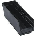 thumbnail image 1 of Quantum Mediacal QTM QSB101BK 11.62 x 4.12 x 4 in. Economy Shelf Bin&#44; Black - 36 Count, 1 of 3