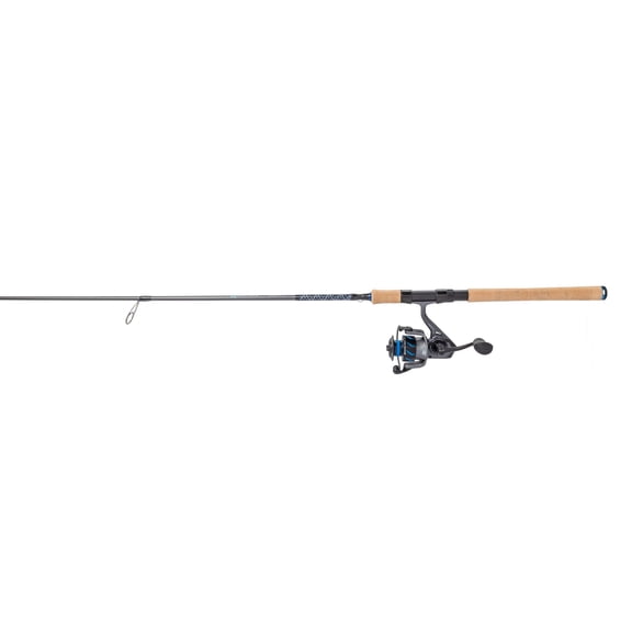 Quantum Merit Spinning Reel and Fishing Rod Combo, 7-Foot, Light Power, 1-Piece Rod, Size 2500 Reel