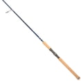 thumbnail image 1 of Quantum Myth Spinning Fishing Rod, 7-Foot 6-Inch, 1-Piece, Medium-Heavy Power, Moderate-Fast Action Rod, HXS30 Graphite Blank, Seaguide Line Guides, Fuji DPS Reel Seat, Cork Handle, Gray/Blue, 1 of 8