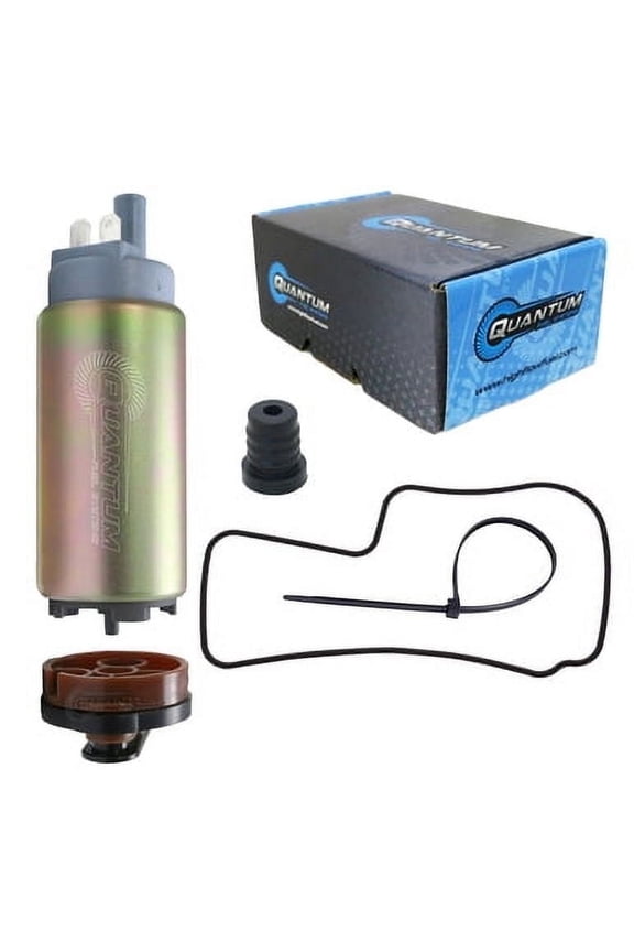 Quantum Outboard Fuel Pump w/ Tank Seal Gasket, Filter/Strainer & Grommet for Mercury Marine 40HP 4-Stroke EFI 2002-2006, Replaces 892267A51